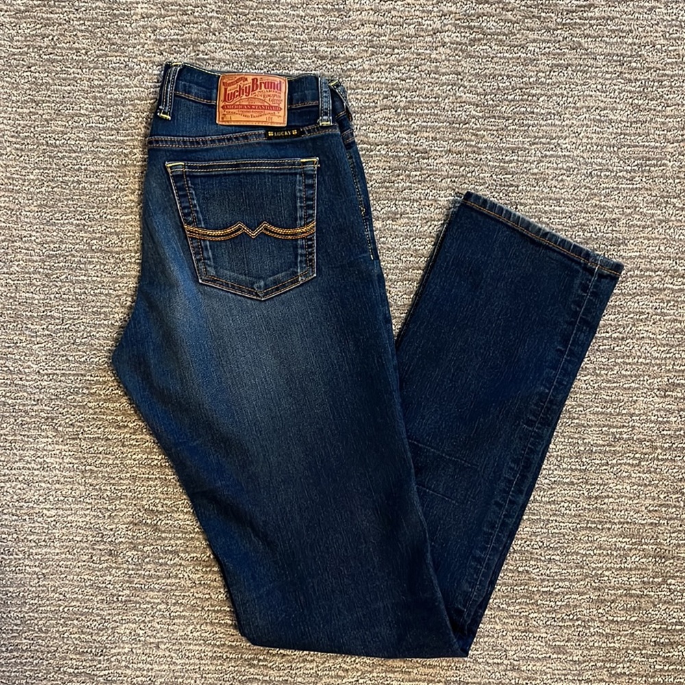 Lucky Mid-rise Straight Leg Jeans